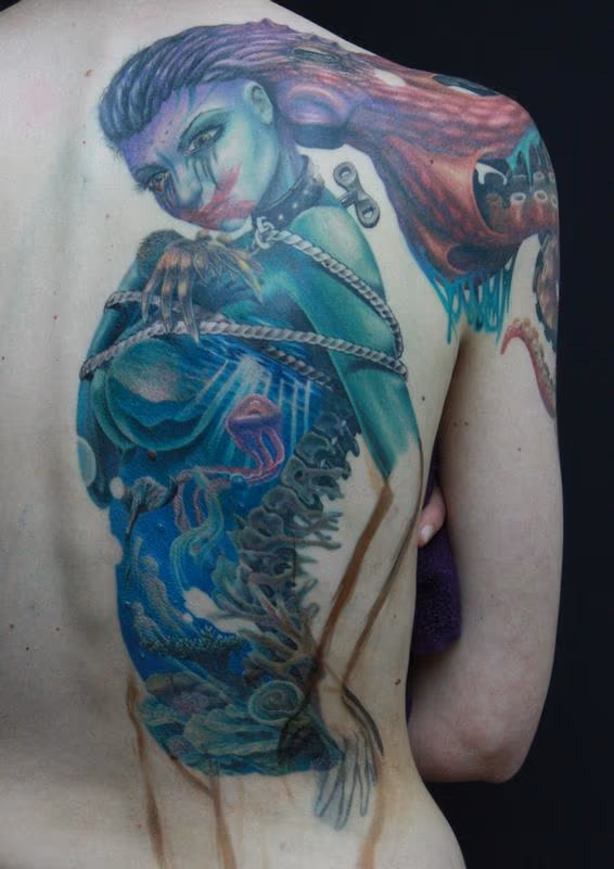 in progress surreal underwater theme
