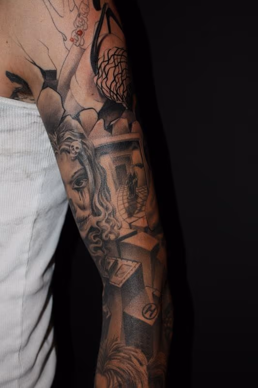 Horror chiks/gangster sleeve