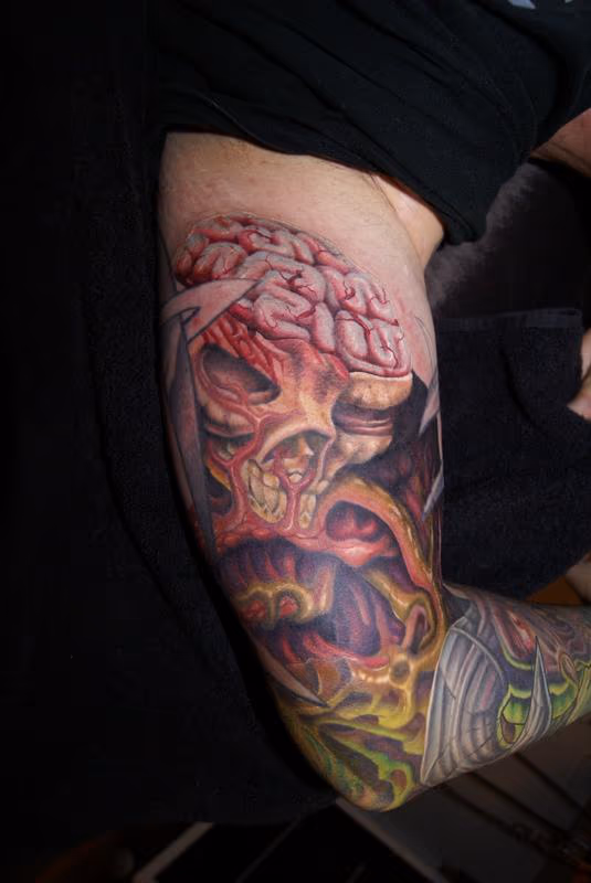 Bio Brain Tattoo