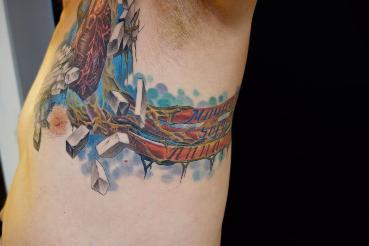 Custom tattoo still in progress