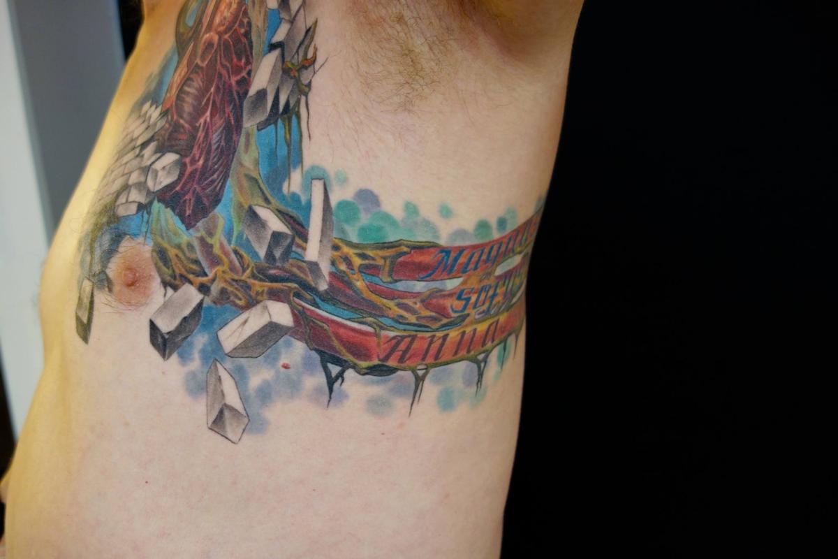 Custom tattoo still in progress