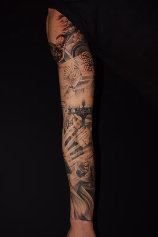 Religious arm in progress