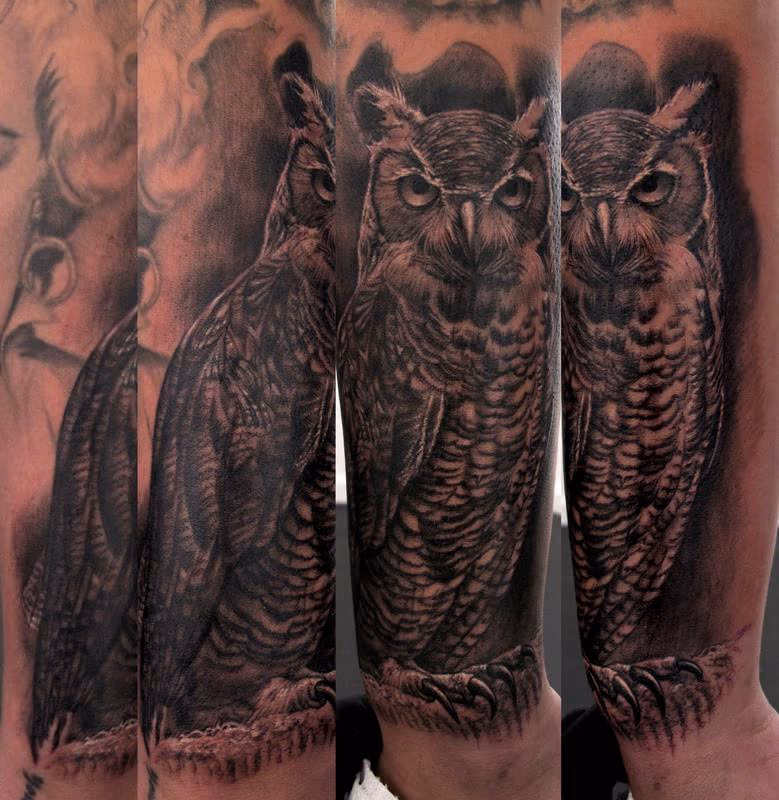 Owl tattoo