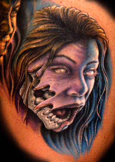Zombie-fied Sister portrait