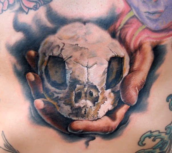 Skull tattoo