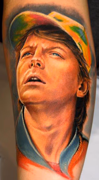 Back to the Future tattoo