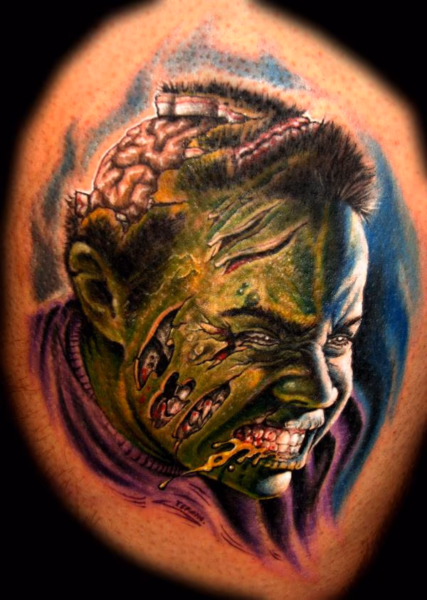 Zombie-fied portrait