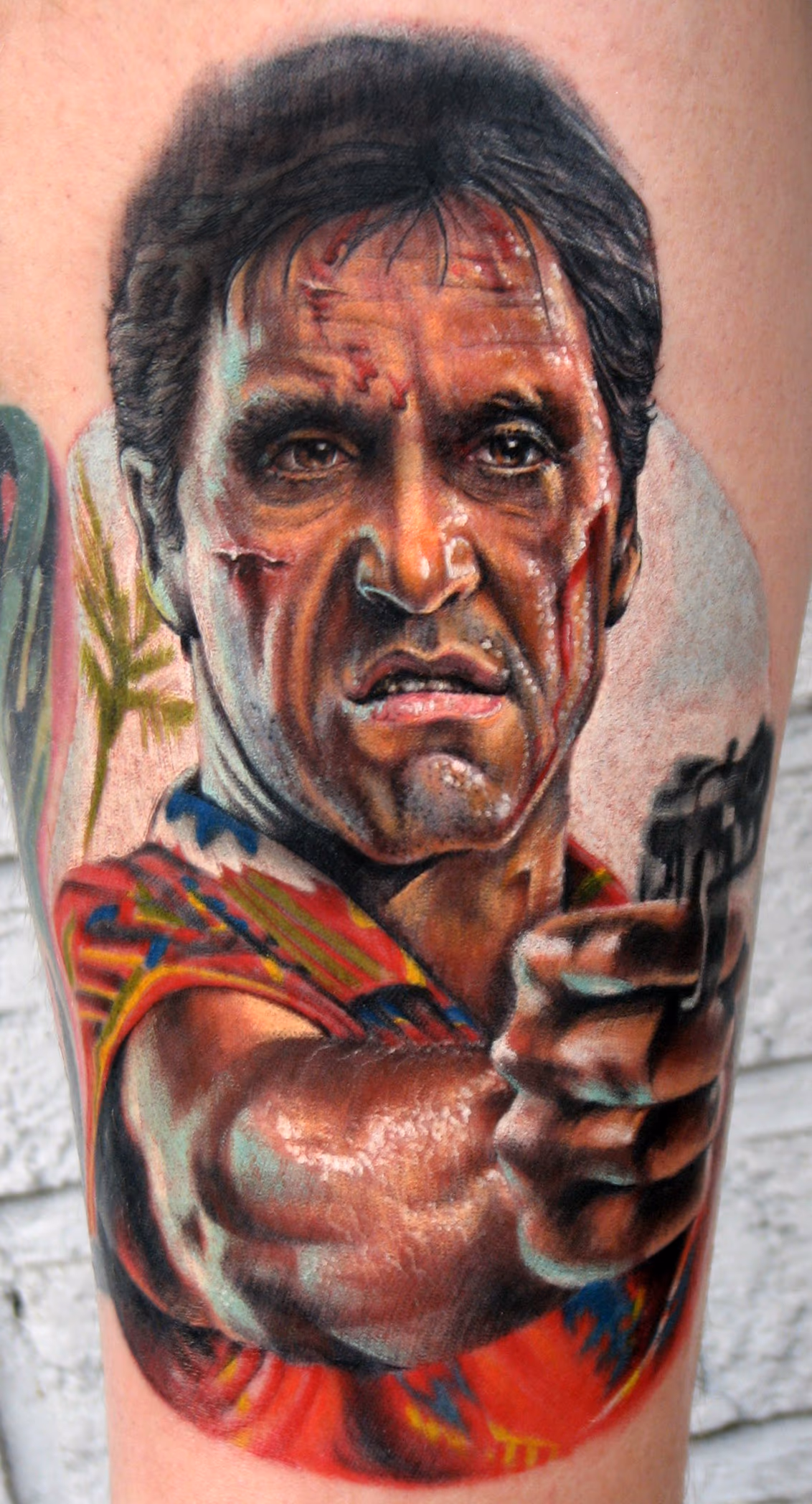 Scarface tattoo