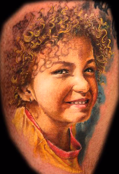 Portrait tattoo