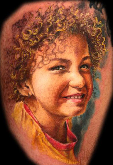Portrait tattoo