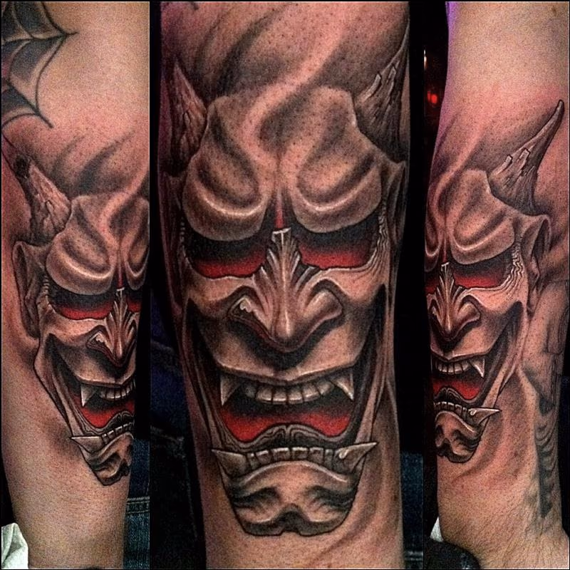 Hannya Mask Tattoo