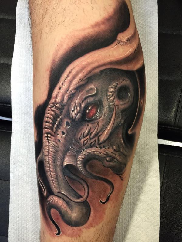 Fabretti's kraken monster version.