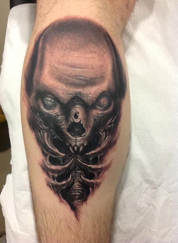 Creepy Monster Skull