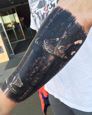 Michael Jordan Basketball tattoo