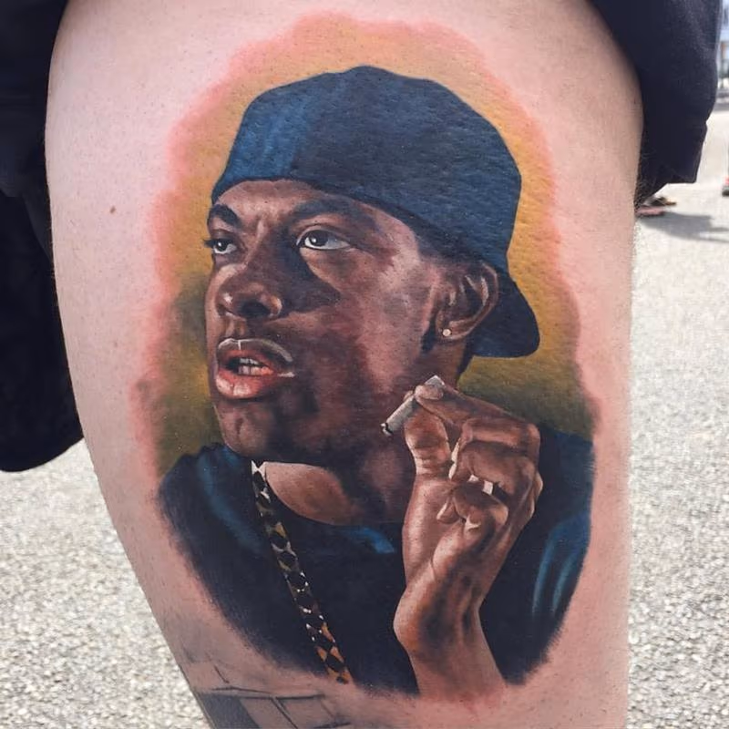 Smokey tattoo