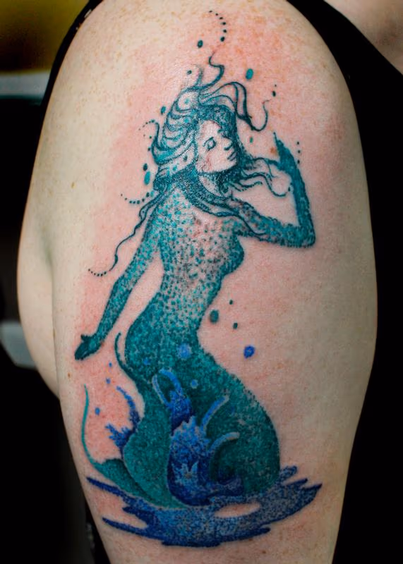 Stippled Mermaid