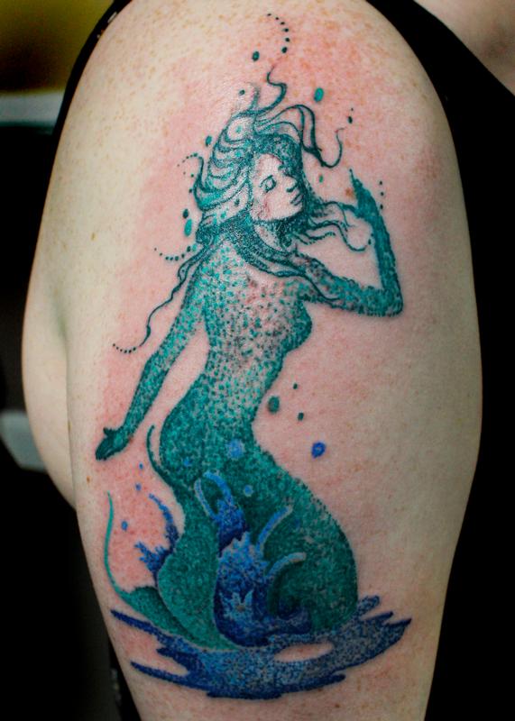 Stippled Mermaid