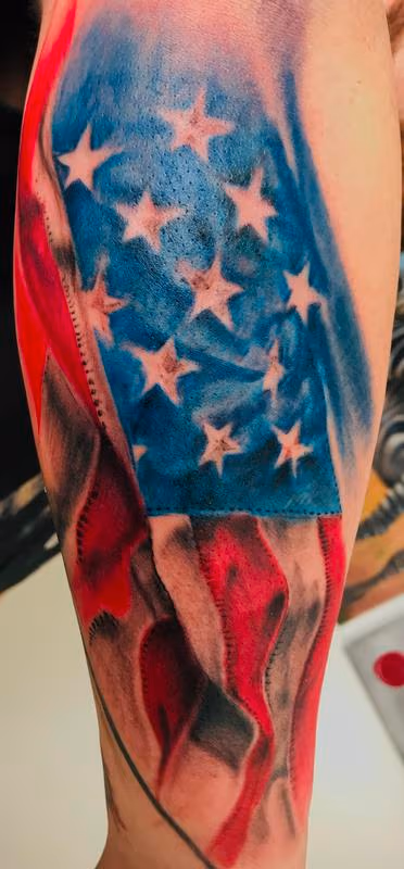 Rippled Flag