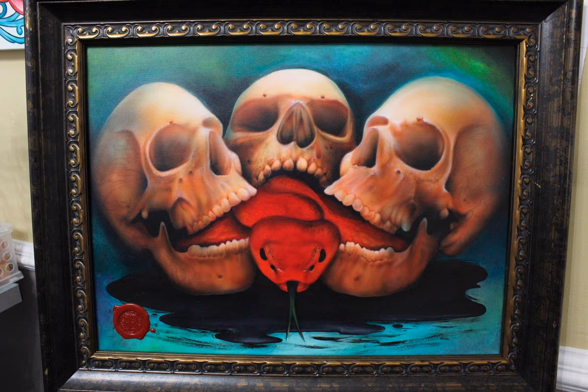 Three Mouths and a Snake