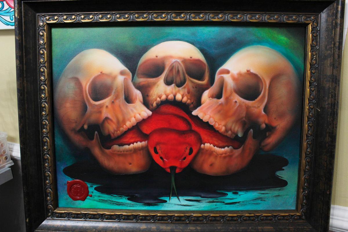 Three Mouths and a Snake