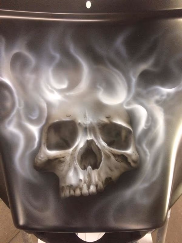 Motorcycle front cowl