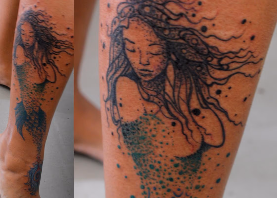 Stipple Mermaid