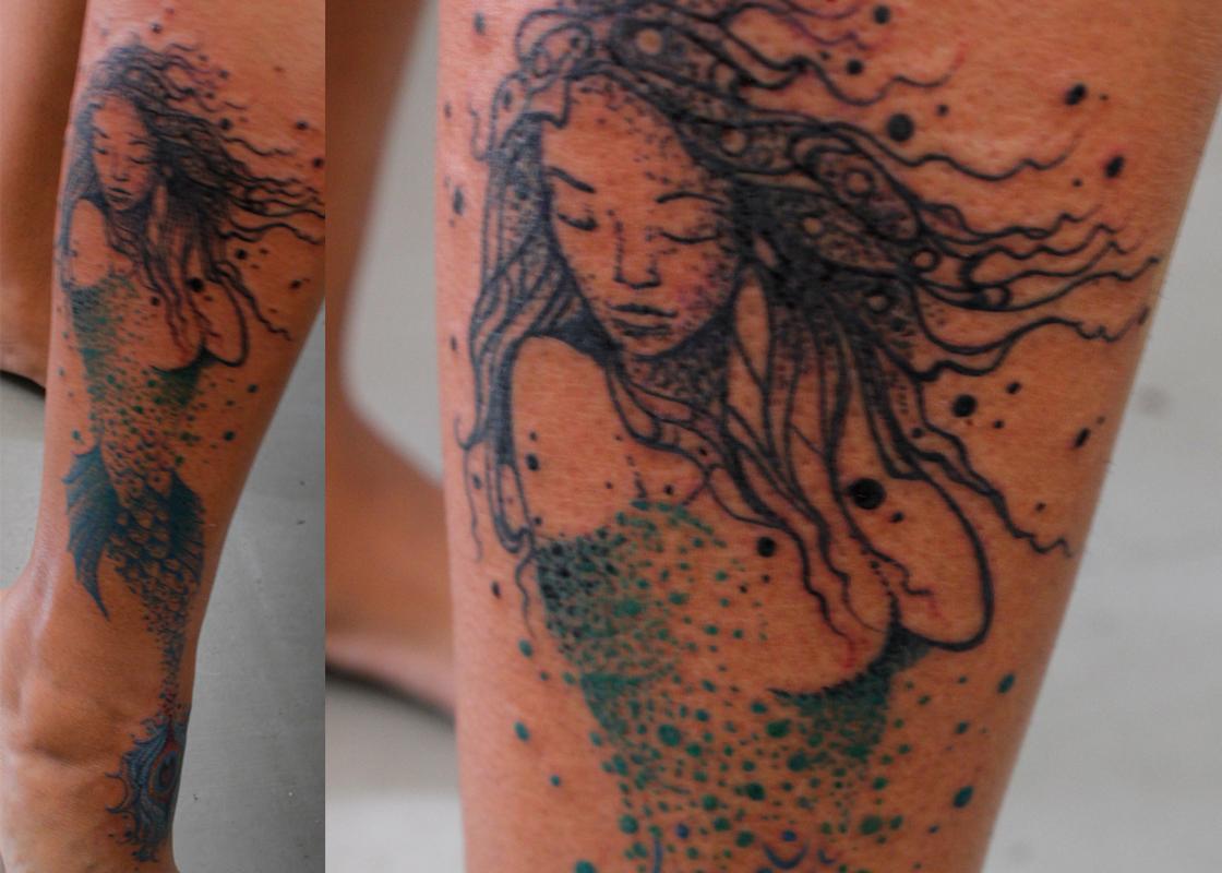 Stipple Mermaid