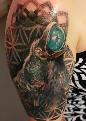 Mandala Crow