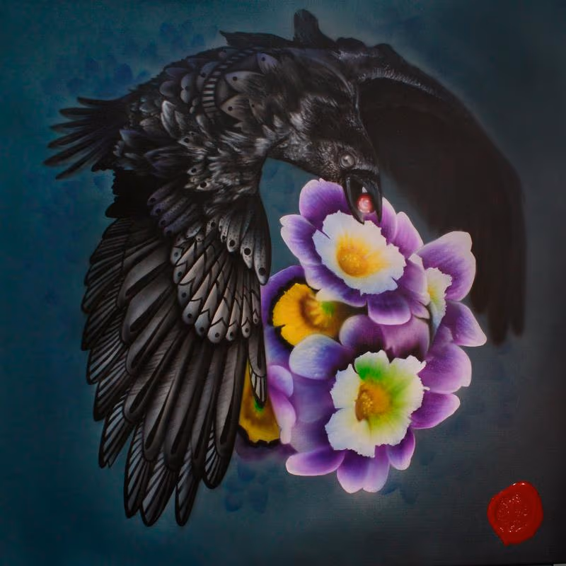 Mandala Crow