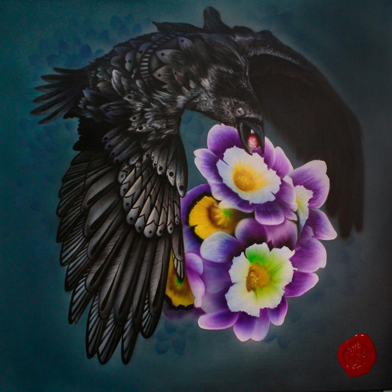 Mandala Crow