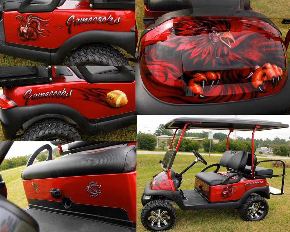 Custom Gamecock Cart