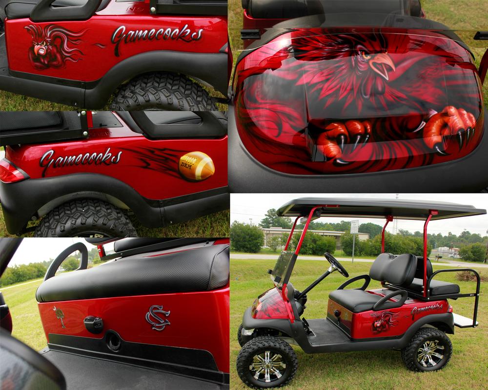 Custom Gamecock Cart