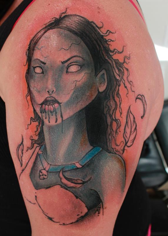 Zombie Pocahontas