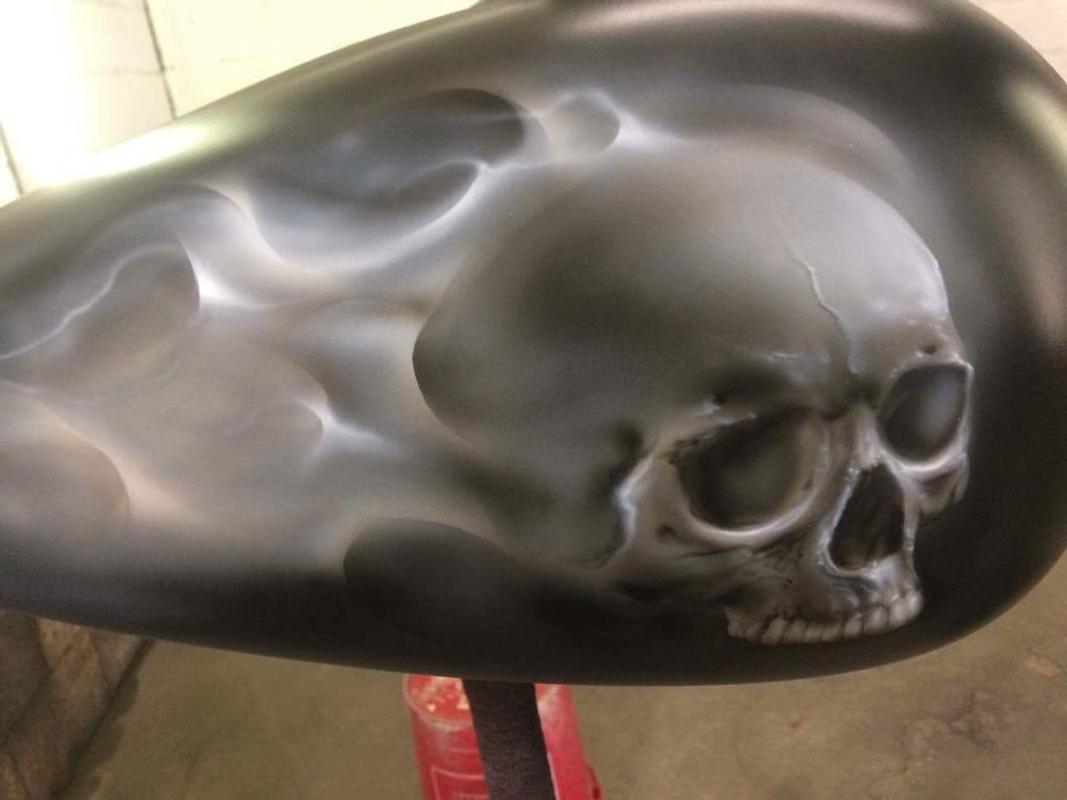 Motorcycle gas tank