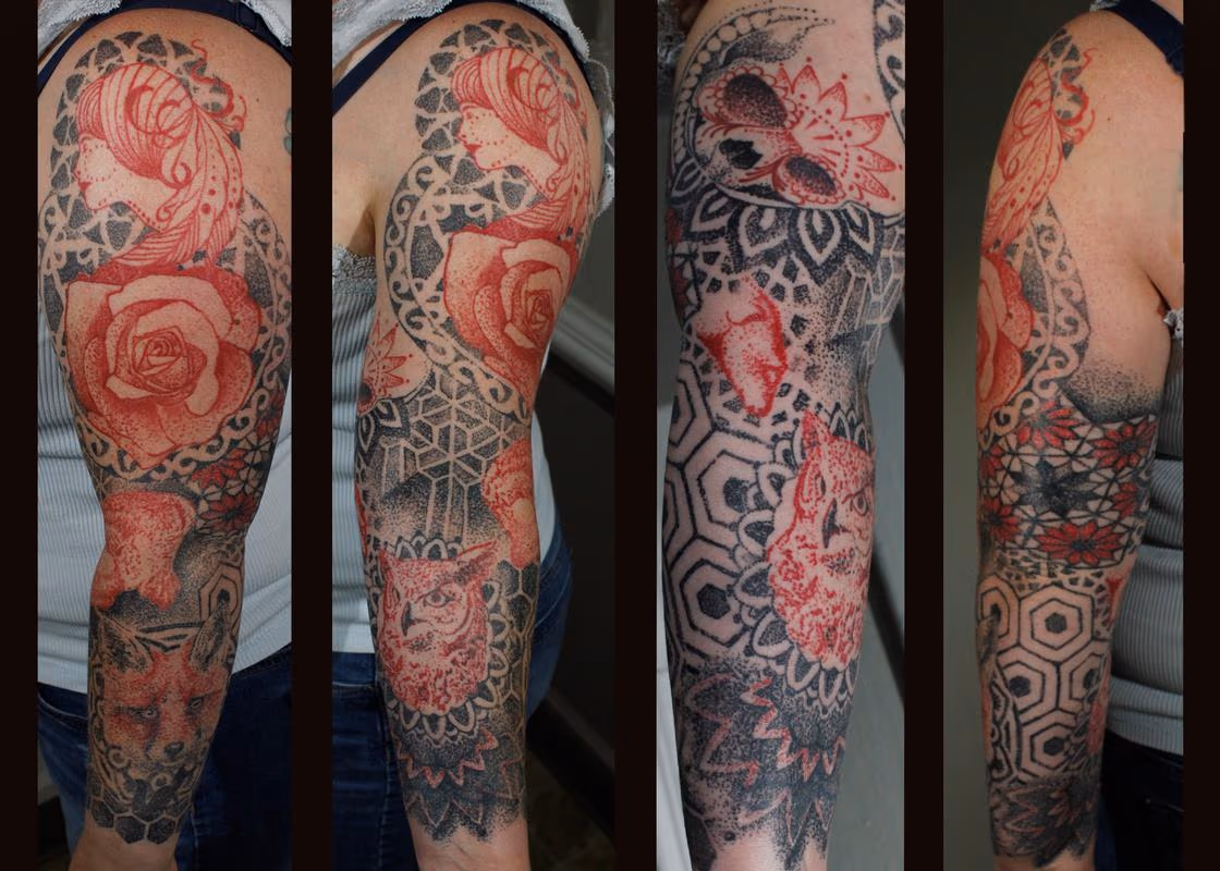 Stipple Sleeve