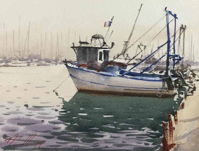 Trawlers at Hyeres