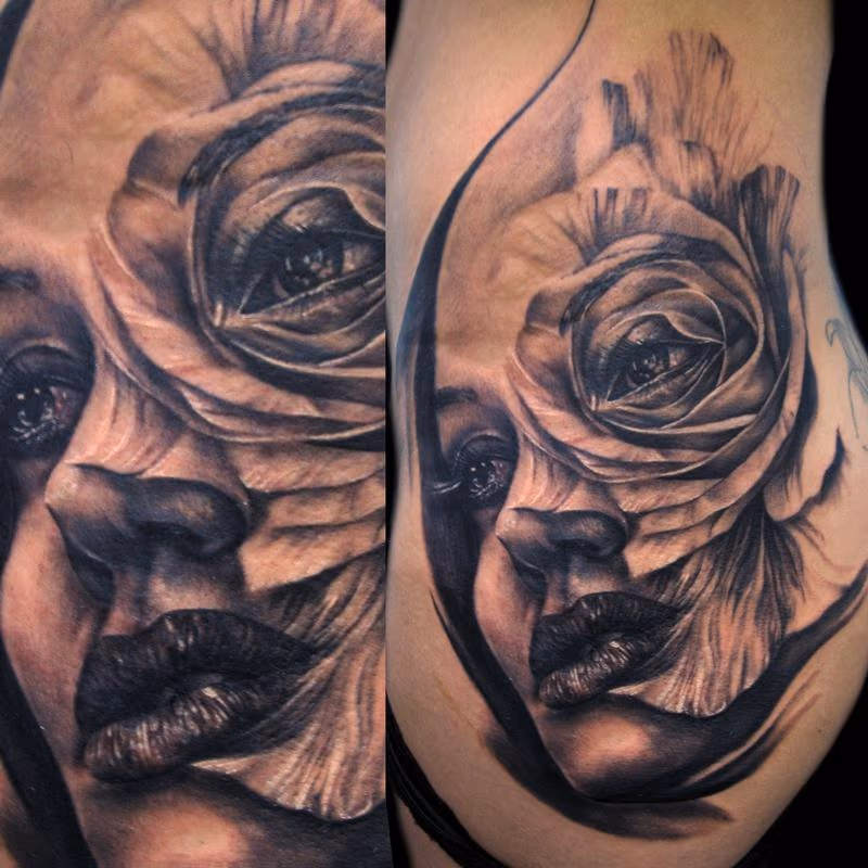 rose face morph