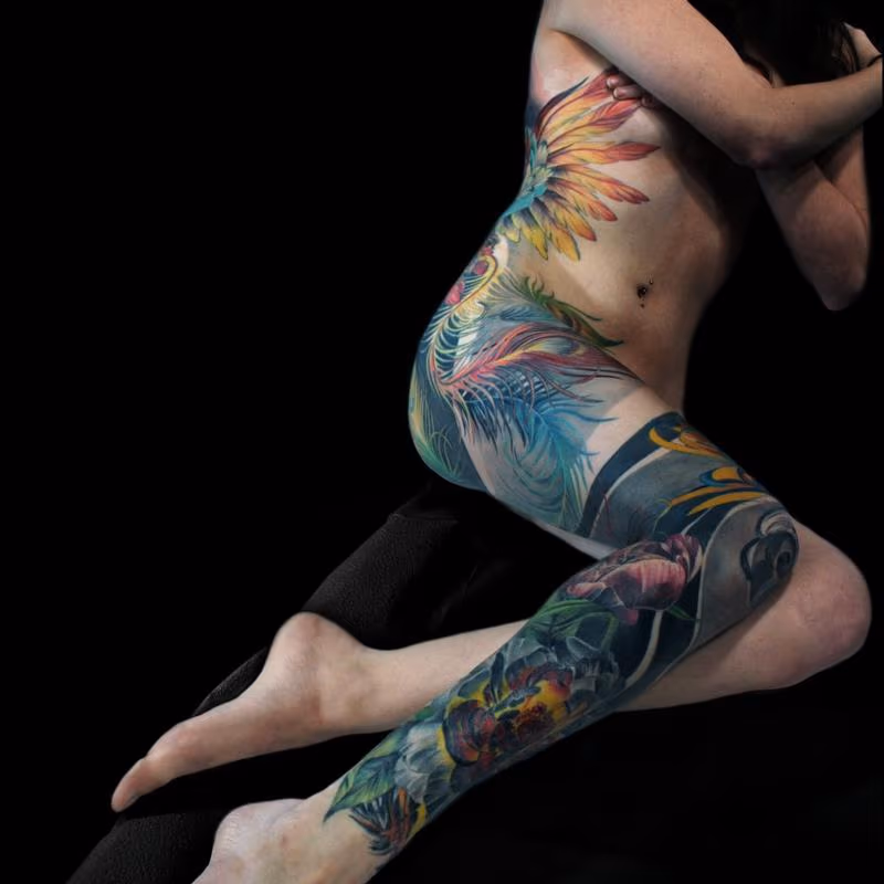 Phoenix Back and Legsleeve