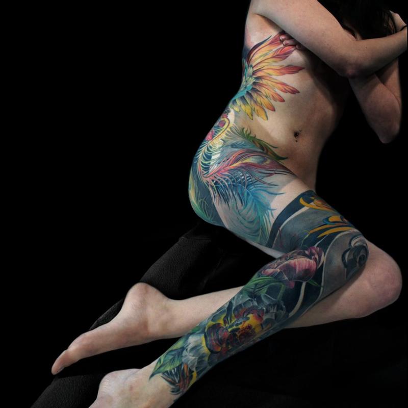 Phoenix Back and Legsleeve