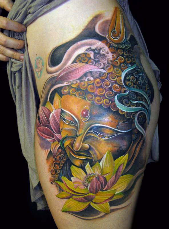 Buddha and Lotus