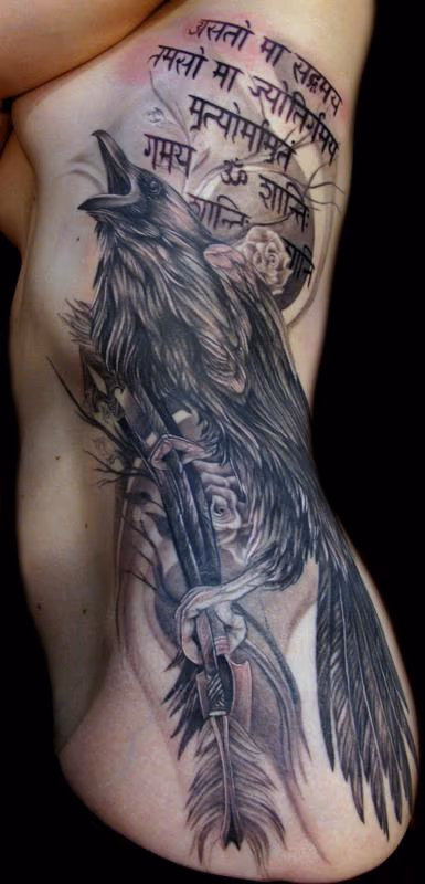 Crow and arrows