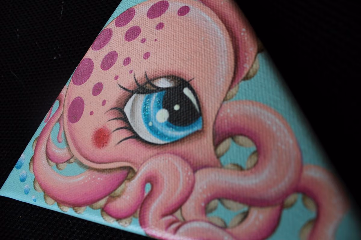 Pink octopus