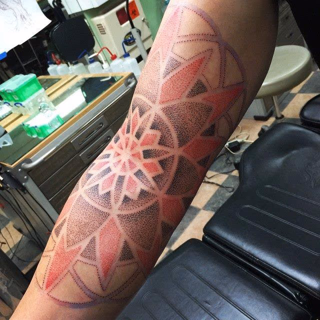 Mandala dotwork