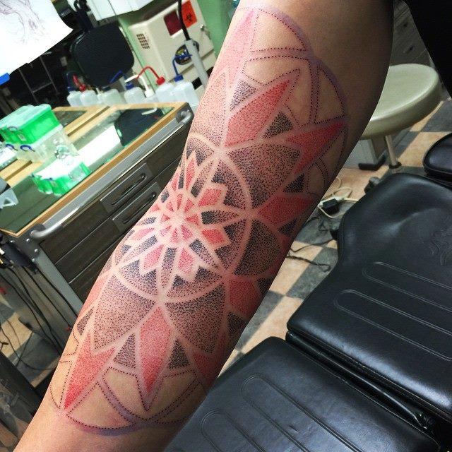 Mandala dotwork