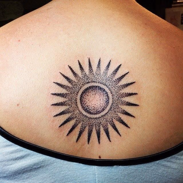 Geometric Sun - Rwanda flag