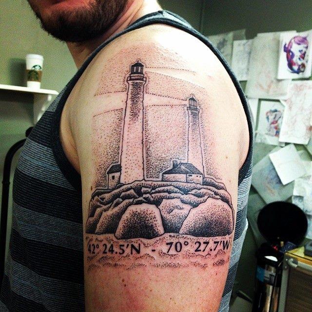 Lighthouse Dotwork