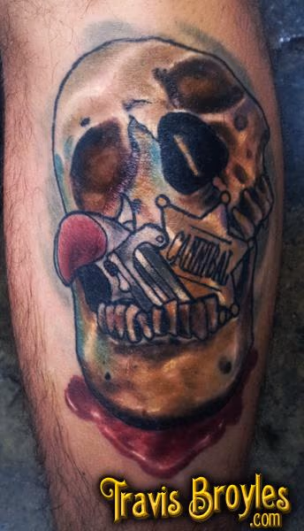 Bloody Cannibal Skull