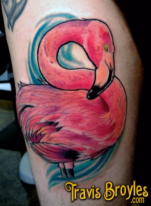 Pink Flamingo Tattoo
