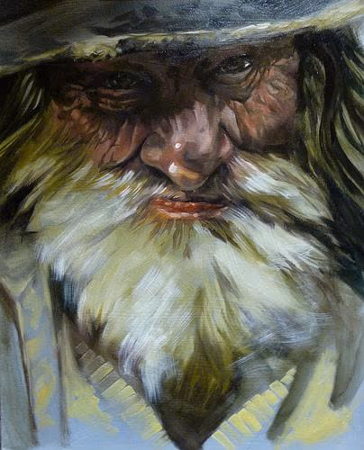 Old Man Painting
