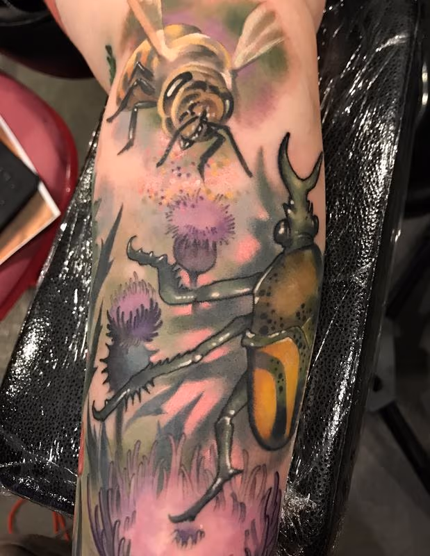 Damon Conklin Beetle and Bee